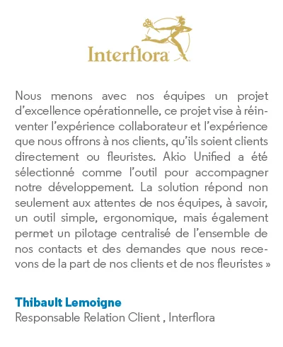 Témoignage Interflora