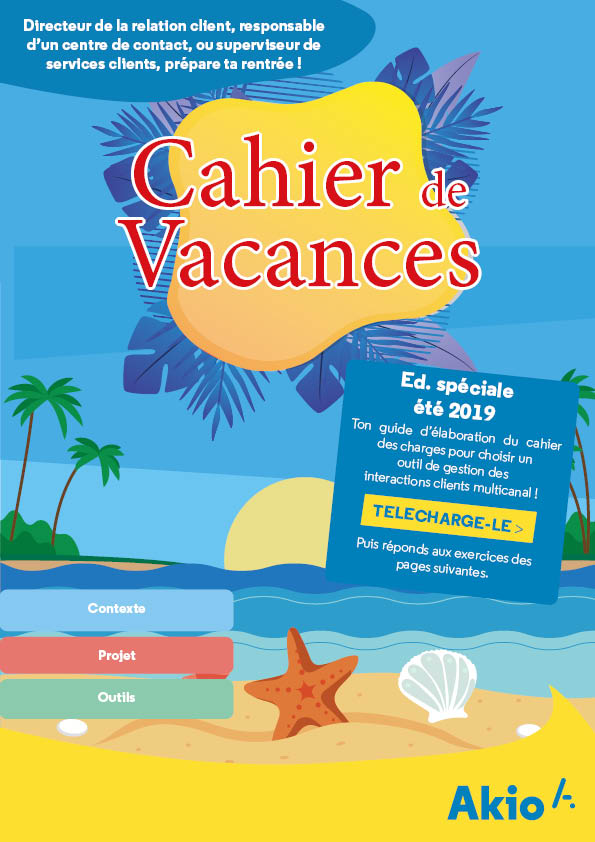 Cahier de vacances Akio