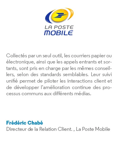Verbatim La poste mobile