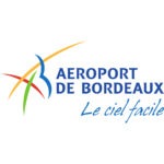 Outils de communication logo aéroport de bordeaux